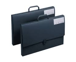 Cartable à poigne Noir A3 Foldermate