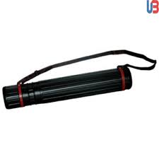 Tube Porte Plans Extensible Noir Ø 7 cm L 45 cm