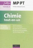 Chimie tout-en-un MP-PT - nouveau programme 2014