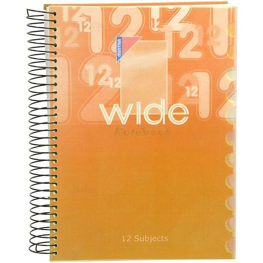 Registre Wide - A4 - 12 sujets