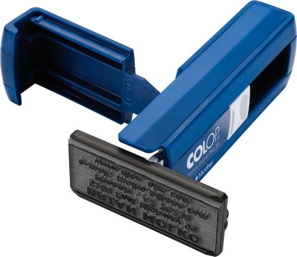 Cachet 14X38 Bleu