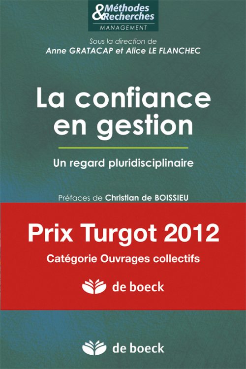 La confiance en gestion  - Un regard pluridisciplinaire