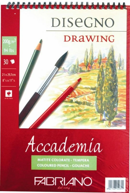 Bloc à Dessin 30 Feuilles Academia 200GA4 200G