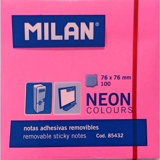 Post-it Milan Rose 76*76MM Rèf 85432