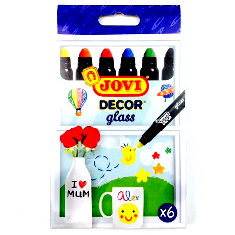 Craies à la cire multi-superficies - Decor glass