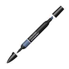 Marqueur double pointe Bleu Nuit