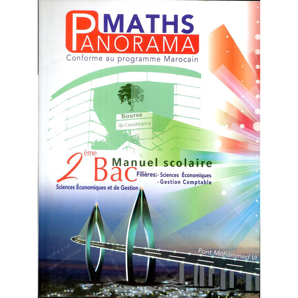 Panorama Maths 2ème BAC ECONOMIE