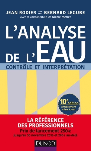 L'analyse de l'eau - Contrôle et interprétation - Campus