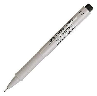 FEUTRE ECCO PIGMENT FINE LINER NOIR 0,2 Faber Castell
