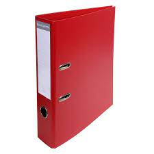 Classeur a Levier Rouge 8CM Exacompta