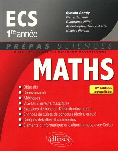 Mathématiques ECS 1re année