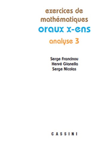 Analyse 3 oraux x-ens