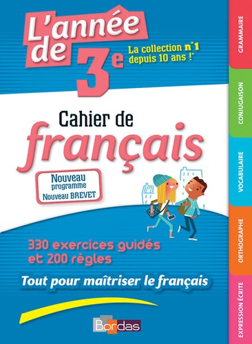L'année de 3e  - Cahier de français