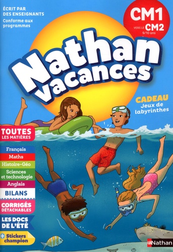 Nathan Vacances - du CM1 vers le CM2 9/10 ans