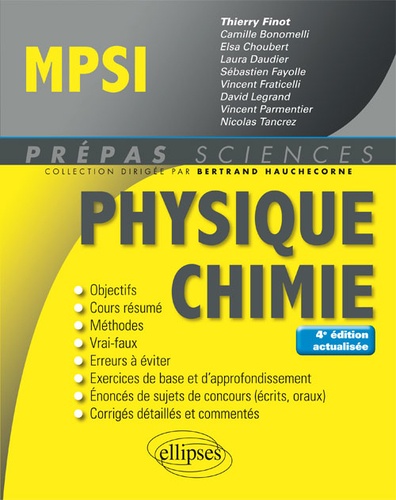 Prépas Sciences - Physique-Chimie MPSI