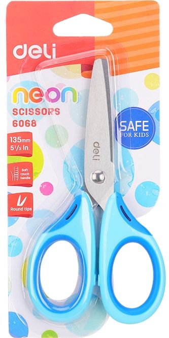 Ciseaux Néon Deli E6068 13.5CMv