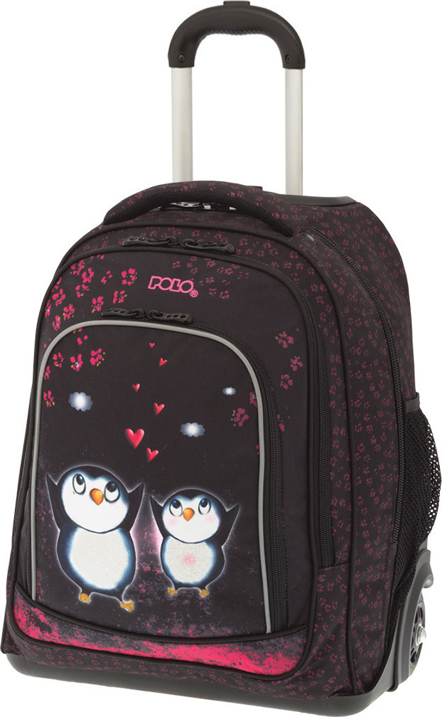 Cartable à roulette Pingouin Noir