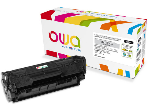 Cartouche de toner ARMOR - HP Q2612A - CANON 703 - Capacité 2000 pages