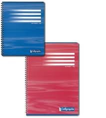 Cahier simple Calligraphe 7000  - 17*22 - Spirale - 180 p - 70g - Séyès