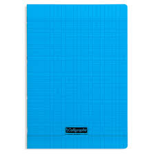 Cahier Piqué Séyès Polypro 21 x 29.7 96P 90G Bleu