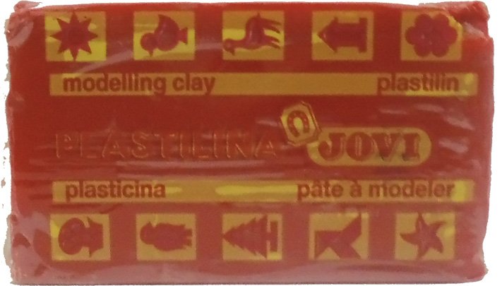 Pâte à modeler Jovi  - Unité - Rouge