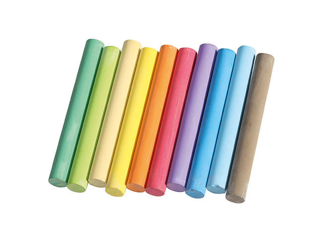 Craie Couleur Paquet de 10