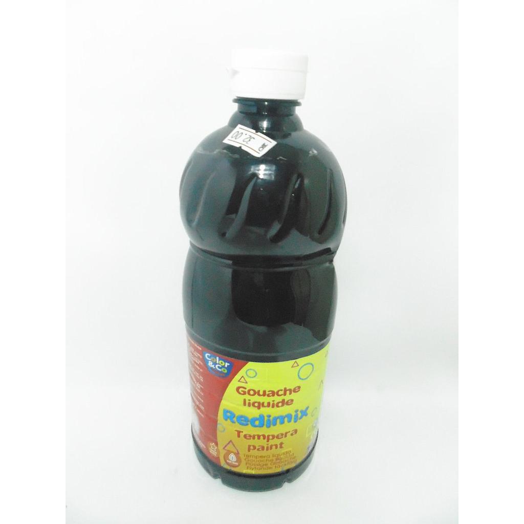 Peinture gouache - 1L - Noir