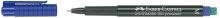 Marqueur Permanent Faber-Castell Bleu Pointe Moyenne M 1525