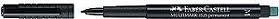 Marqueur Permanent Faber Castell Noir Pointe Gros M