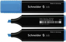Surligneur fluorescent Schneider Job 150  - Bleu - Unité