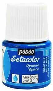 Peinture pour Tissus  Setacolor 45ml Bleu Cobalt