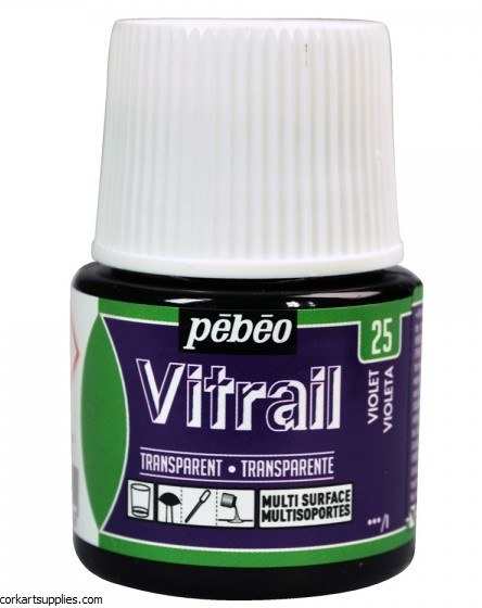 Peinture pour Vitrail 45ml Violet