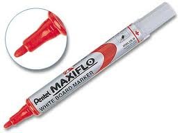 Marqueur effaçable à Sec Pentel Maxiflo Rouge Slim