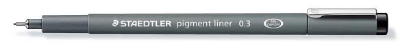 Stylos-feutres Staedtler Pigment liner  - Noir - Unité - 0,3