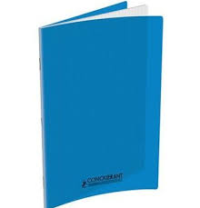 Cahier Piqué Séyès Calligraphe 8000 polypro Bleu 17*22 48p 90G