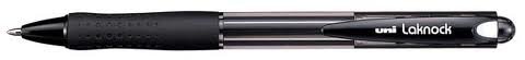 Stylo à bille Uni Laknock  - Encre liquide - 0,7 - Noir - Unité