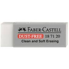 Gomme Sans Poussière Taille 20 Faber Castell  Blanche