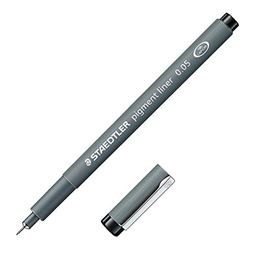 Feutre Pigment Liner Pointe calibrée Staedtler 0,05 MM Noir
