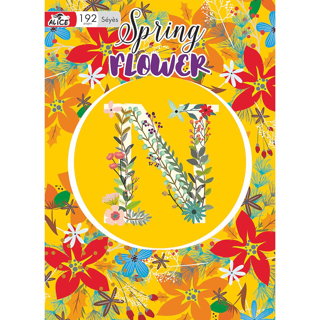 Cahier Piqué Séyès 21*29.7 192p 60G