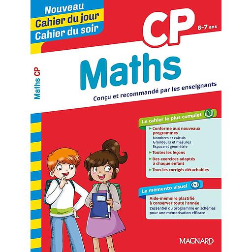 Cahier du jour/Cahier du soir Maths CP + mémento