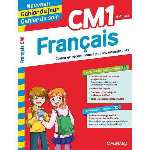 Cahier du jour/Cahier du soir Français CM1 + mémento
