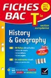 Fiches bac History &amp; Geography Tle section européenne: fiches de révision - Terminale section européenne