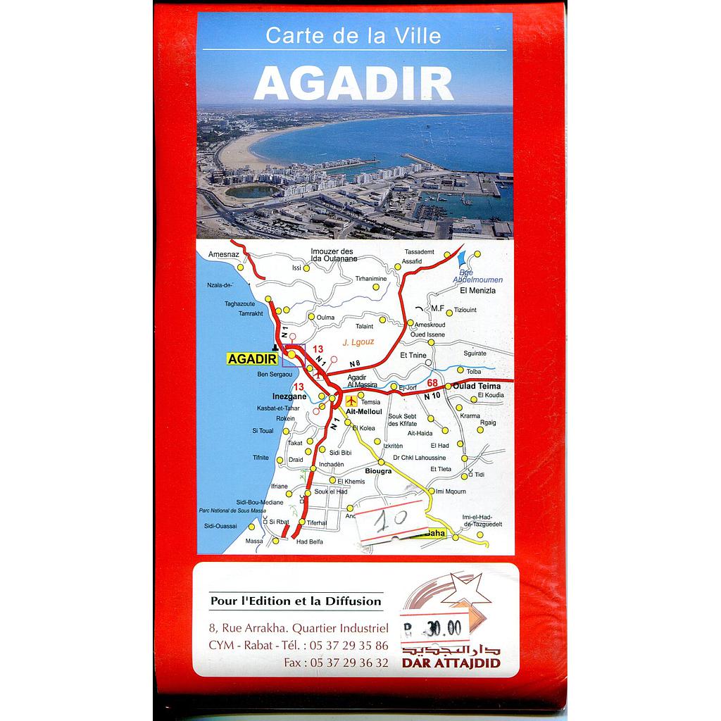 Carte de la ville Agadir