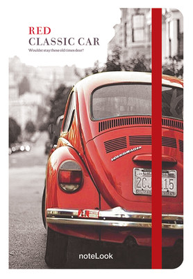 Carnet NoteLook A6 Red Classic Car Uni