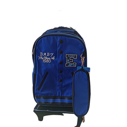 Cartable à roulette 2 compartiments+trousse