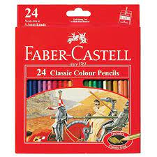 Crayons de Couleur Classic 24 Crayons