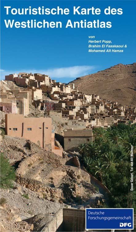 Touristische Karte des Westlichen Antiatlas