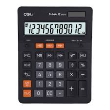 Calculatrice de Bureau Deli Noir