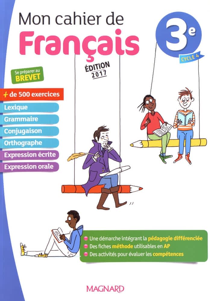 Mon cahier de français 3e