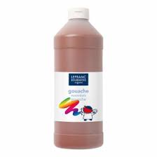 Peinture Gouache Lefranc & Bourgeois  - Marron - 1L